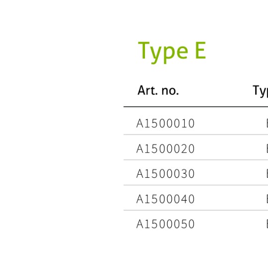 TYPE D and E – Cylindrical Dampers