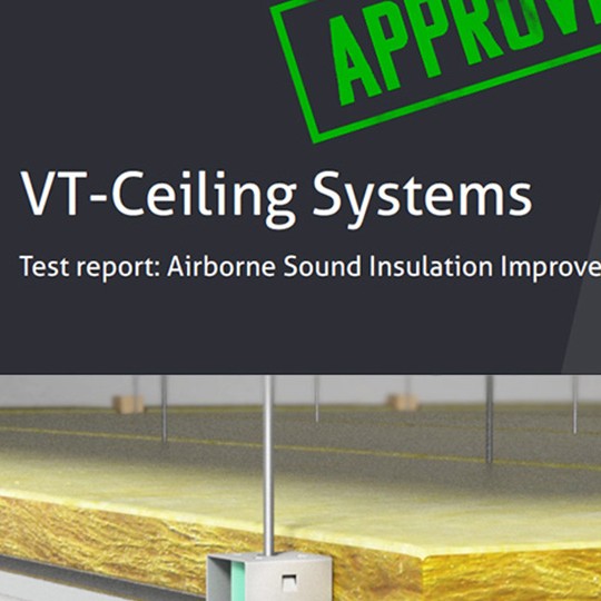 VT-Ceiling Systems – Airborne Sound Insulation Improvement Report