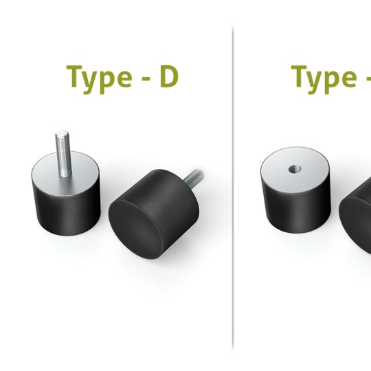 TYPE D and E – Cylindrical Dampers